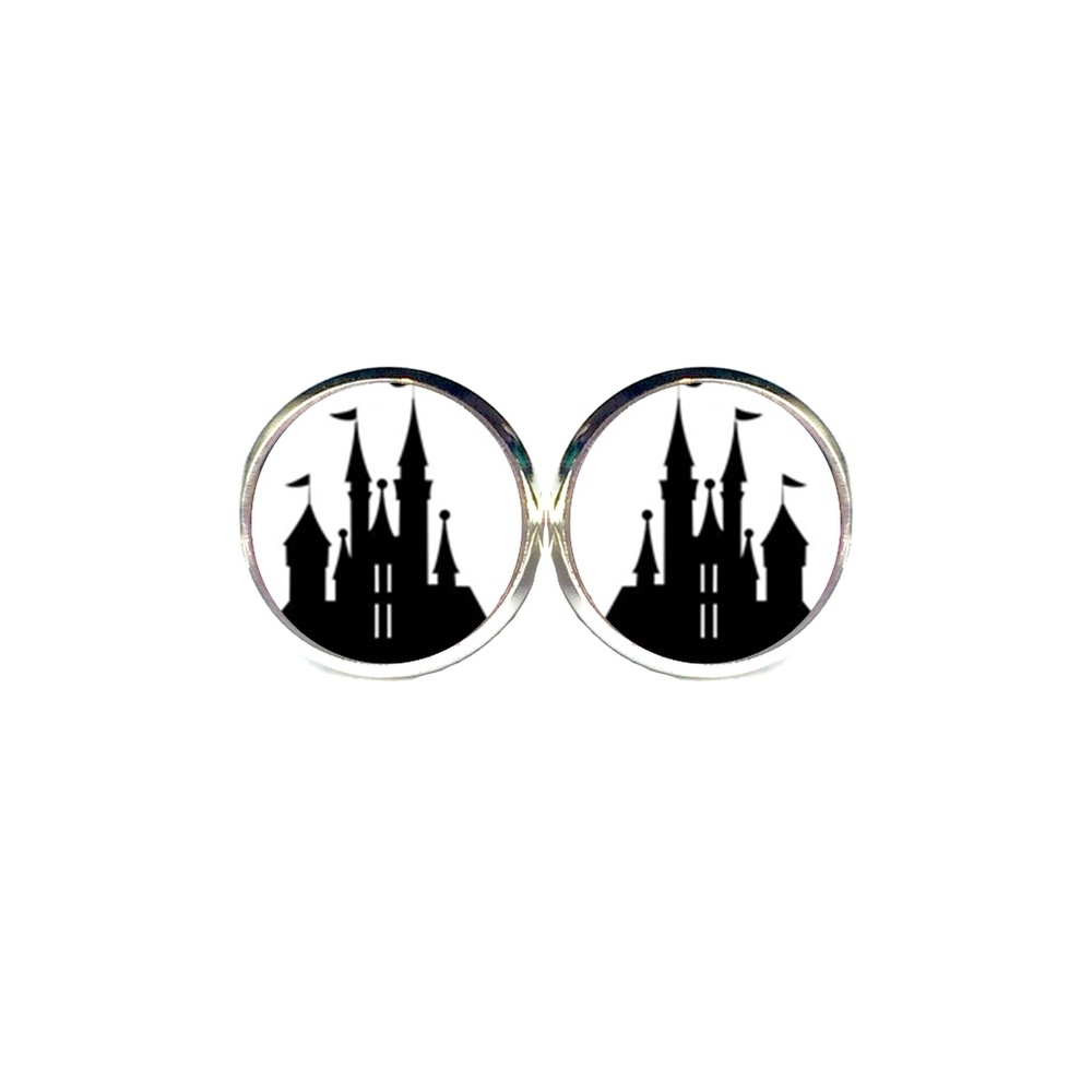 Castle Earrings - Princess